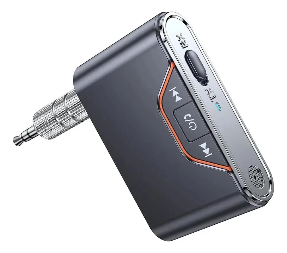 Receptor auxiliar Bluetooth 5.4 para laptop e carro e áudio
