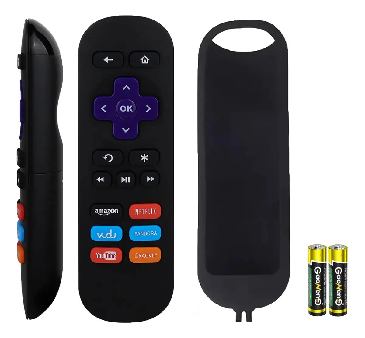 Controle remoto compatível com Roku Express, para Roku Premiere, para Roku Box, para Roku Player, para Roku 1, 2, 3, 4, não para Stick ou TV