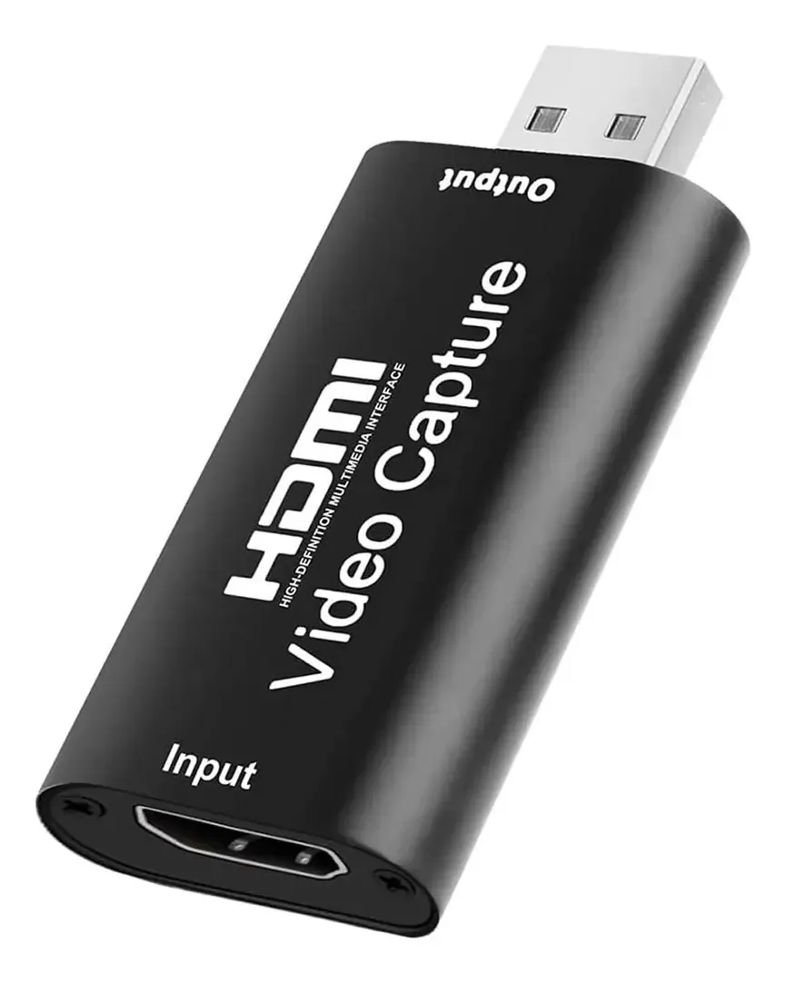 Placa de captura de vídeo e áudio HDMI 1080p Usb 2.0, captura de videogame HDMI 1080p 30fps