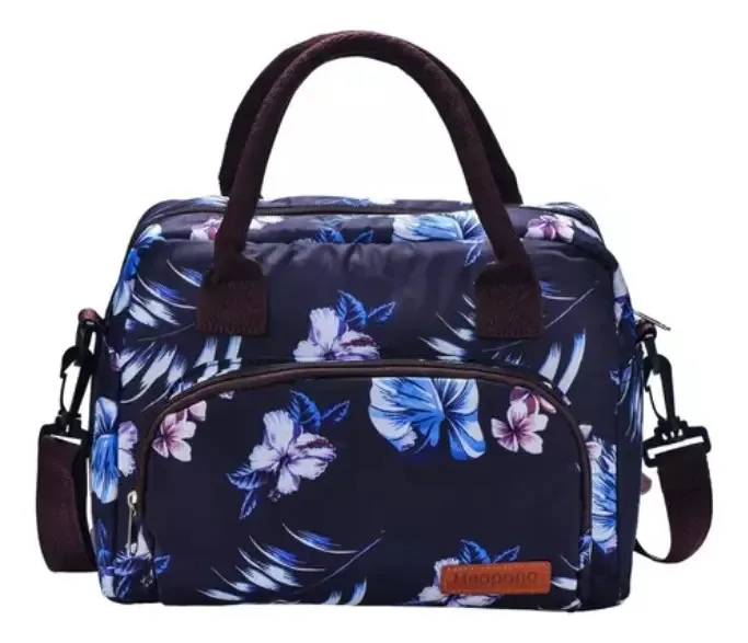 Lancheiras térmicas Lancheira para mulheres Lancheira azul e roxa