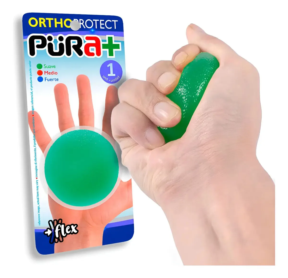 Bolas de fisioterapia Comfort, cor verde
