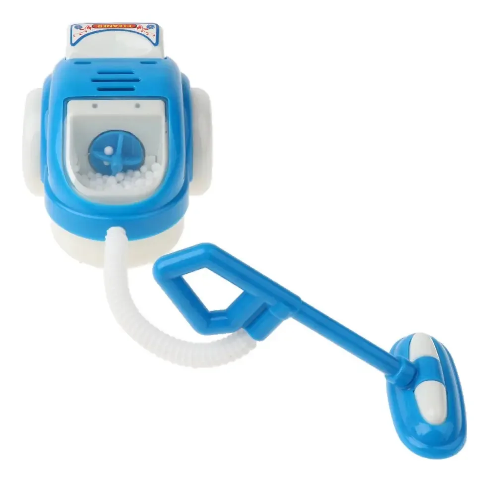 Mini brinquedos Sm Sunnimix para crianças para eletrodomésticos e aspirador Sound Blue