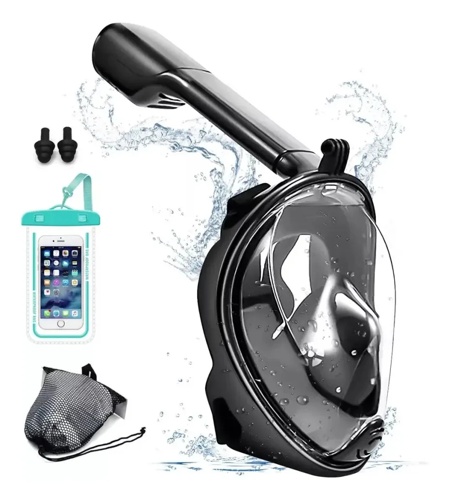 Máscaras de mergulho, conjunto de snorkel, snorkel