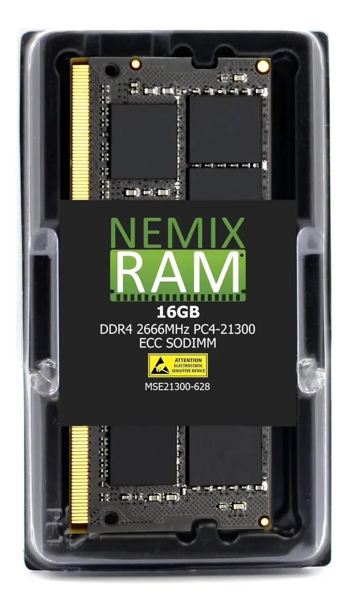 Atualização de memória Sodimm 2rx8 Ddr4-2666 Pc4-21300 Ecc