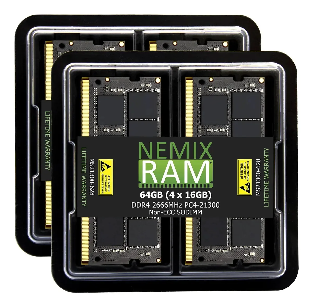 Atualização Nemix Ram de 64 Gb (4 x 16 Gb) de memória Ddrmhz