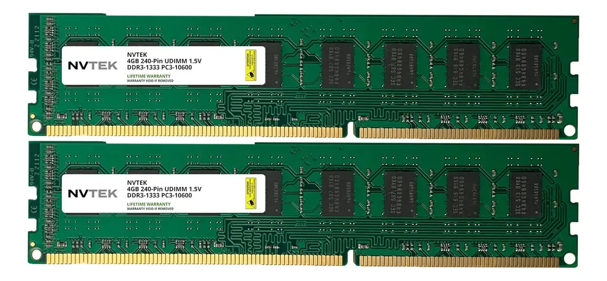 Atualização de memória Nvtek Desktop Pc Ddrpc Udimm Sin 8