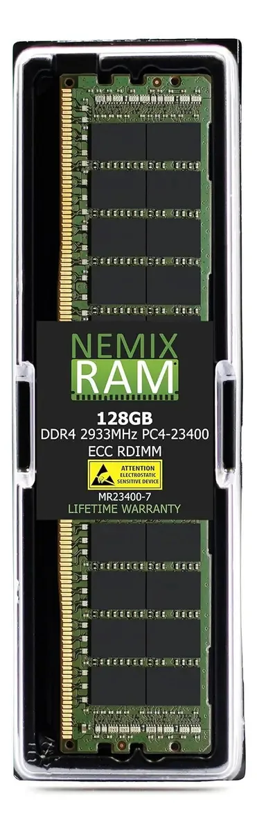 Atualização do Nemix Ram 128Gb (1x128GB) Ddrpceccc Rdimm