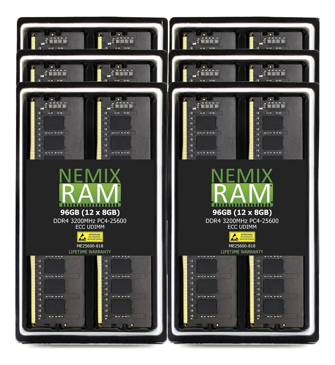 Atualização do Nemix Ram 96gb (12x8gb) Ddrmhz Pceccc Udimm