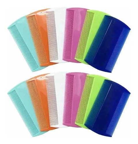 12 pentes de dupla face para cabelos finos