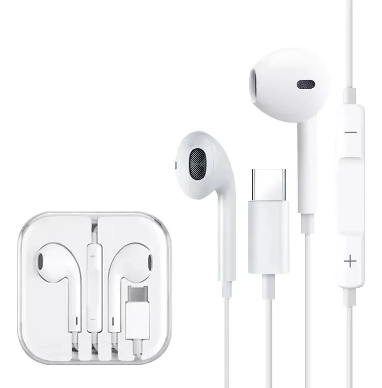 Fones de ouvido viva-voz tipo C para iPhone Samsung Xiaomi Huawei Honor Oppo Vivo Motorola Original Oriwoya