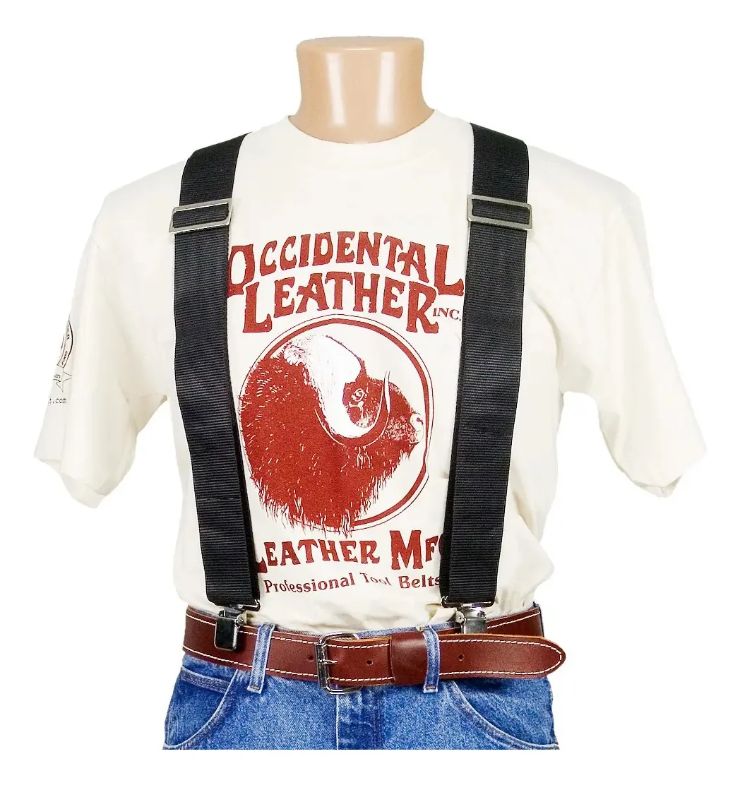 Occidental Leather 9020b Oxy - Suspensórios de Nylon, Preto