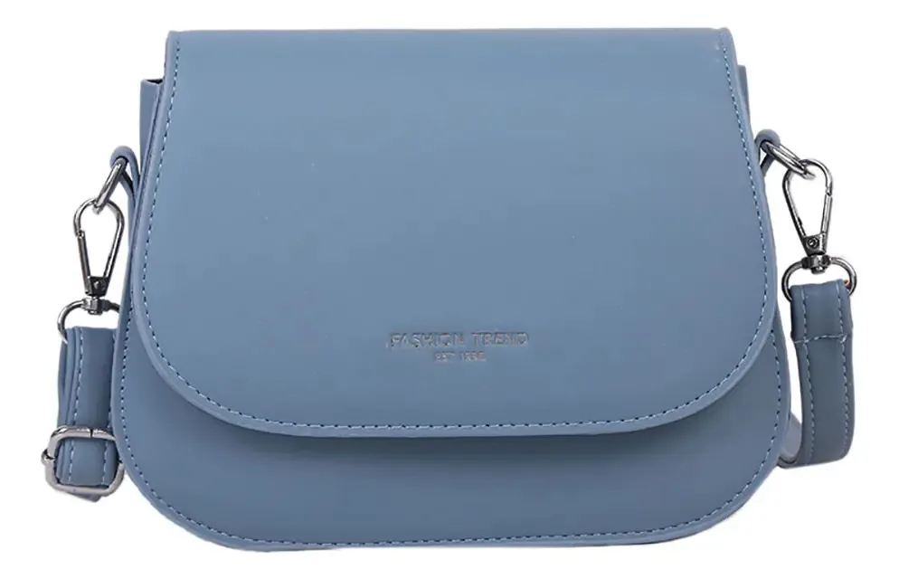 Bolsas de ombro femininas, bolsa de ombro, bolsa de cosméticos, couro sintético, Heaimo, azul