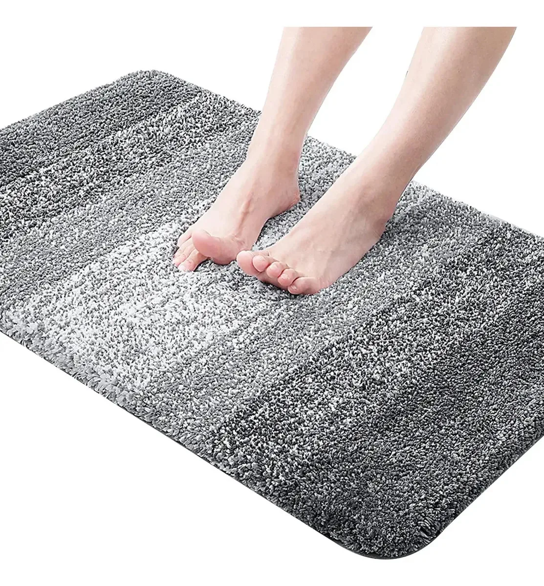 Tapete de banho absorvente antiderrapante Tapete de banho macio