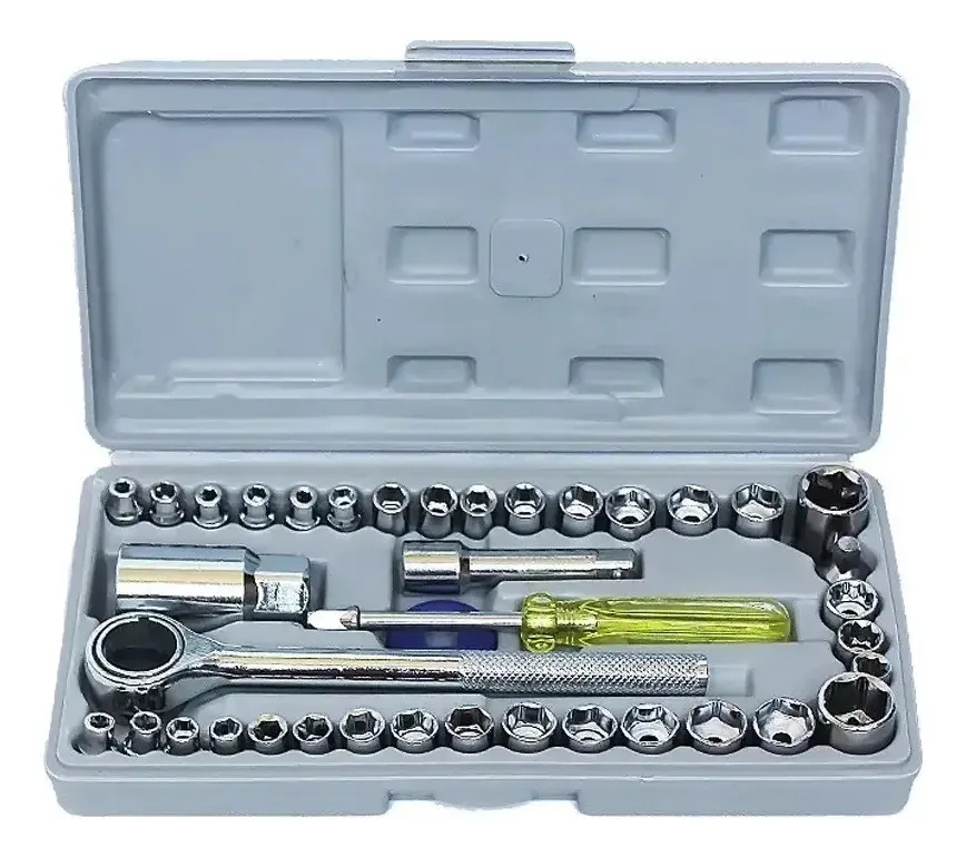 40 unidades de kits de ferramentas de chave, kit combinado, 40 unidades