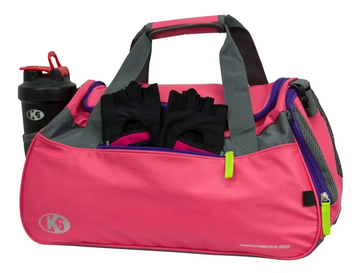 Mochila de viagem rosa K6 Fitness Performance 50L