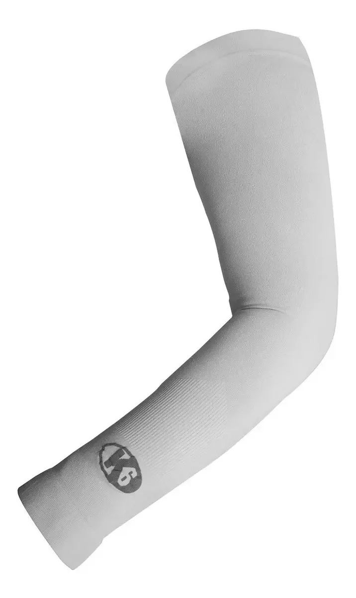 Mangas de proteção UV, proteção solar, esportivas, K6, cor cinza, tamanho L