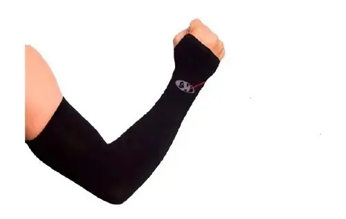 Mangas de proteção UV Proteção solar K6 Cor Preto Tamanho L/xl