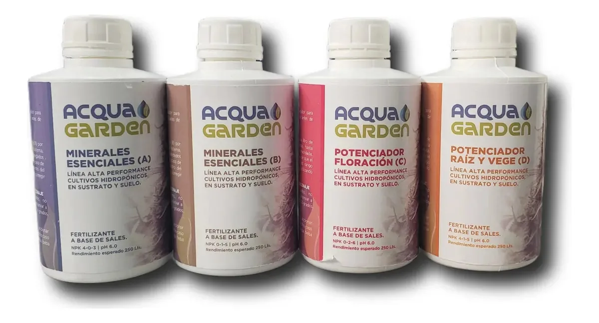 Fertilizante Acqua Garden Fertilizantes líquidos 4L 4kg