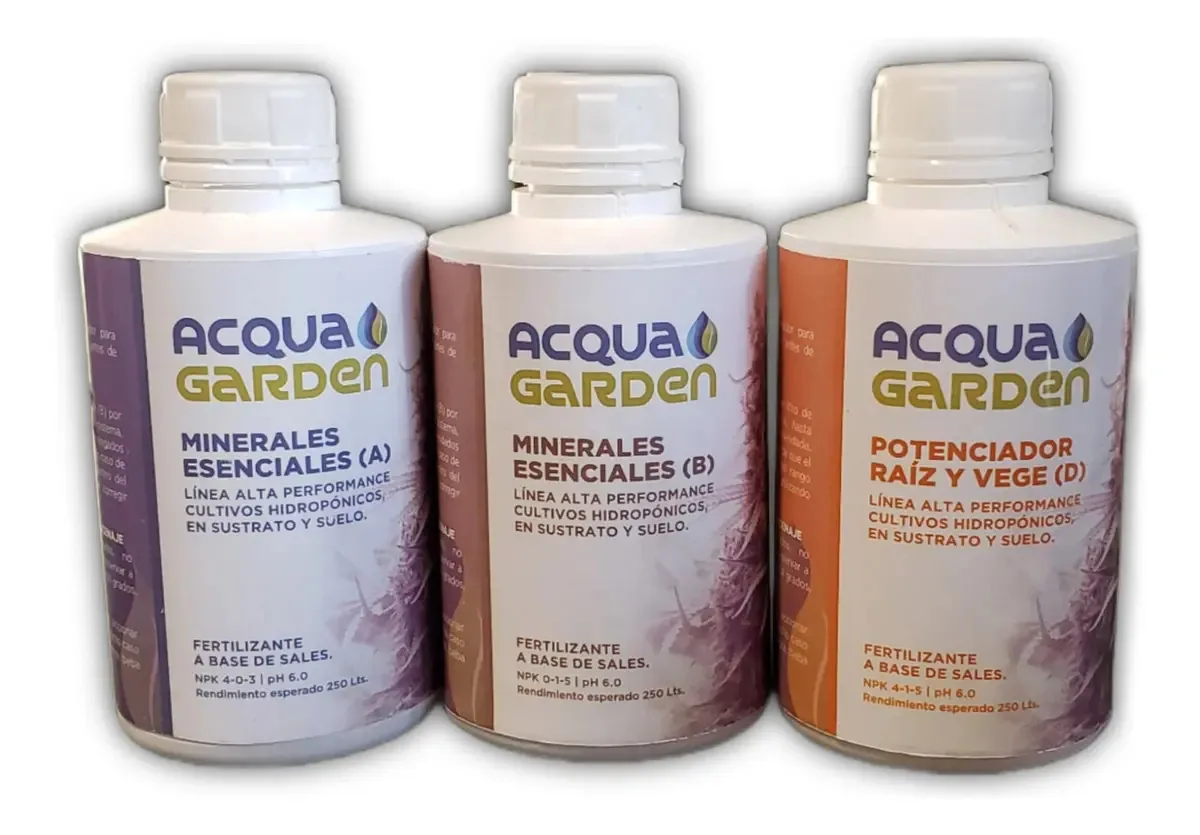 Fertilizantes básicos + Vege & Root Booster 250ml
