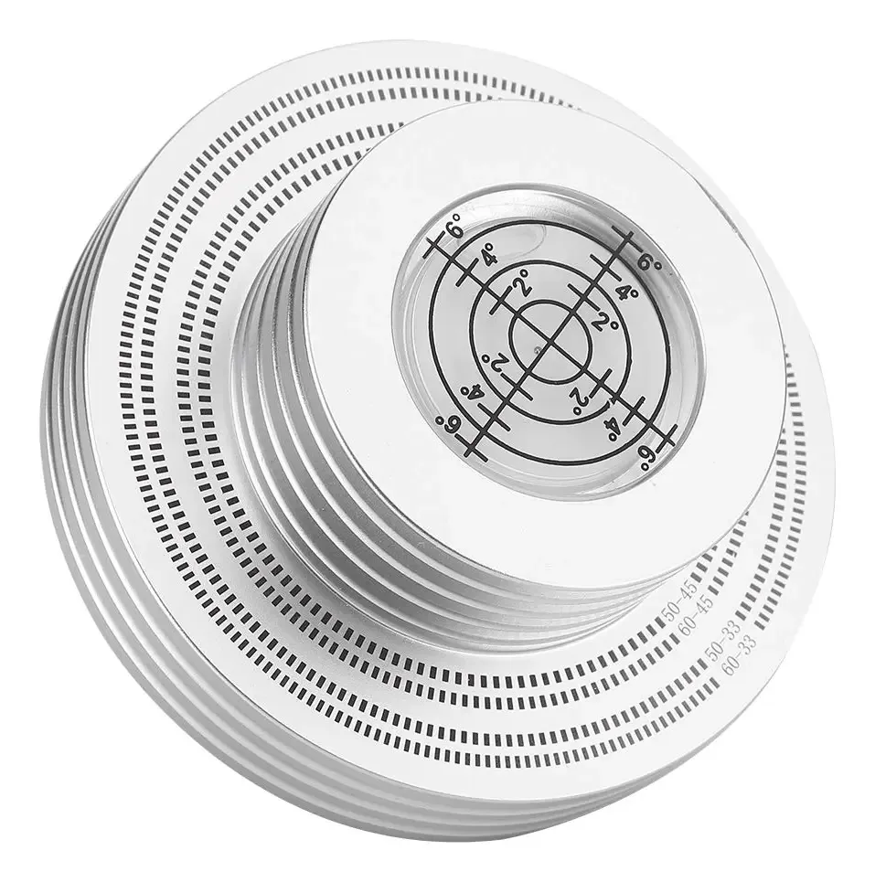 Estabilizador de Gravação Penrux, Braçadeira de Disco Durável para Toca-discos, para Alto-falante de Toca-discos (silver)