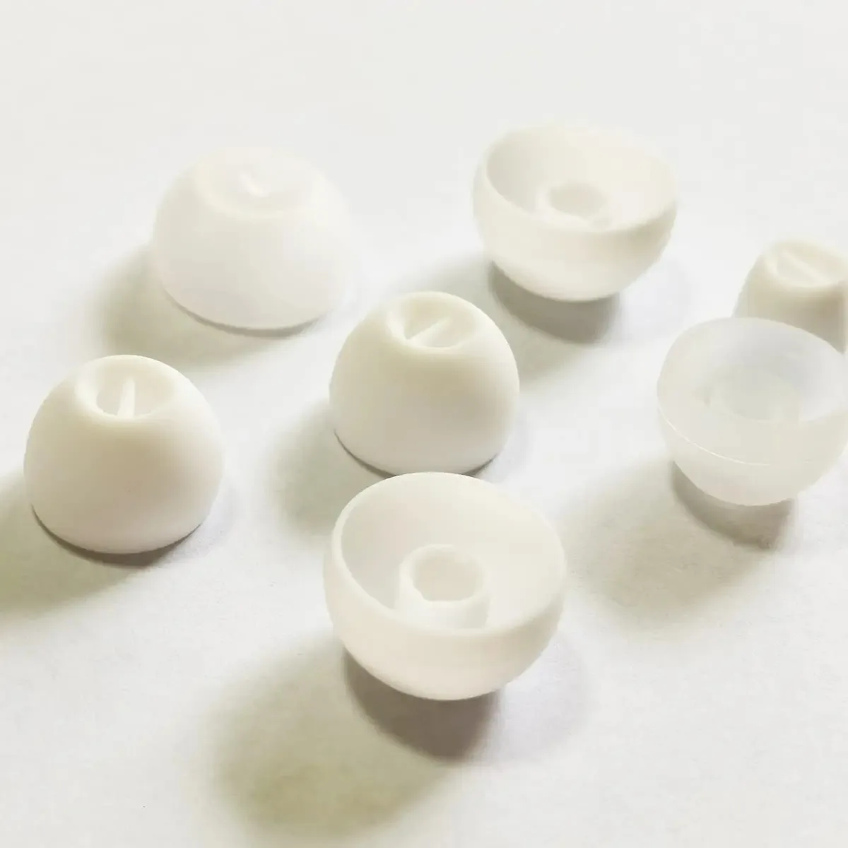 Pontas de Silicone de Reposição para Fones de Ouvido Sennheiser Momentum IE CX IE300 Pontas Extra Pequenas, Cor Branca