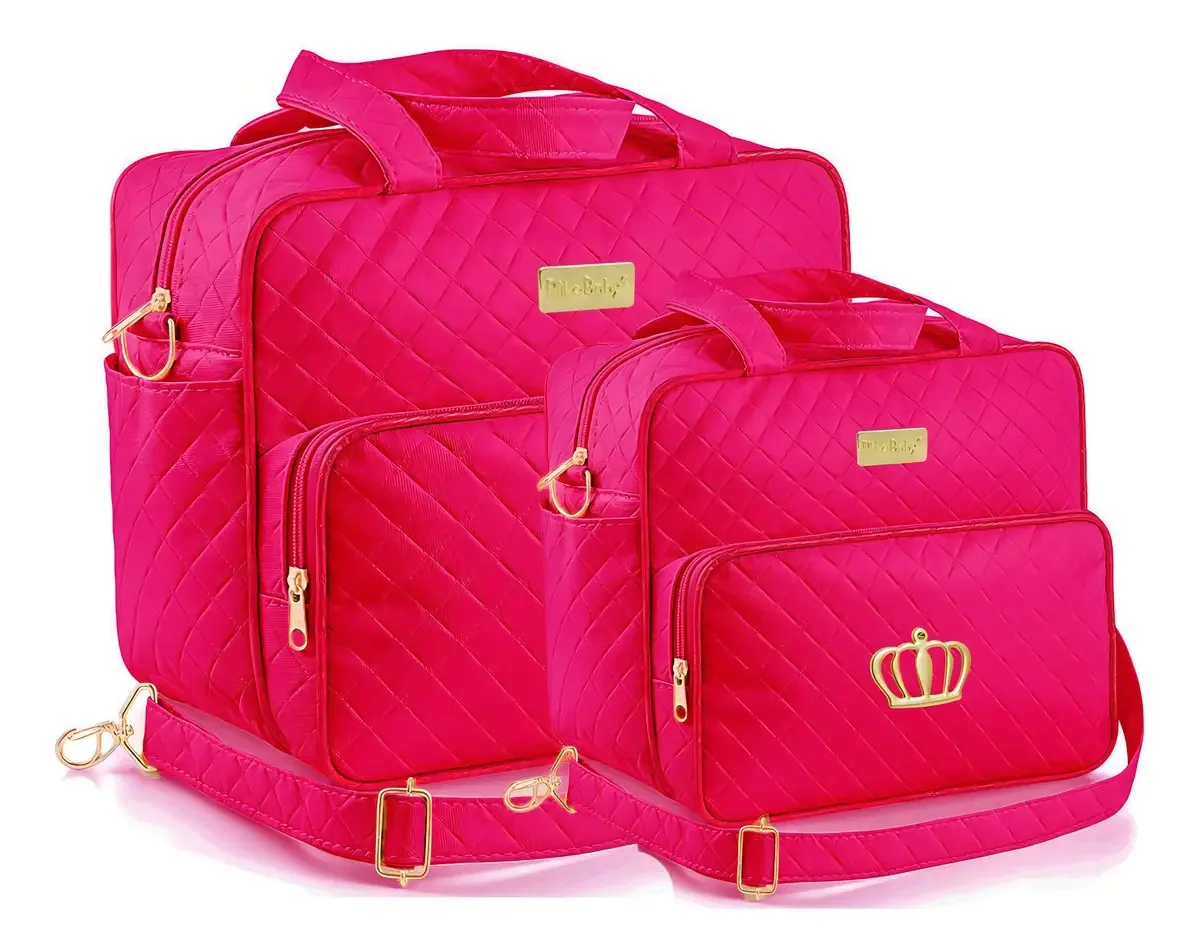 Kit Bolsa Maternidade Pink Passeio Bebe
