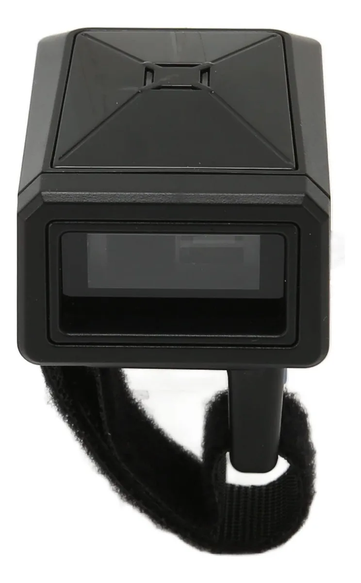 Honio Leitor de Código de Barras Sem Fio, Scanner de Código de Barras Portátil em Anel 2.4g Recarregável USB 1d Bateria de 400mah para Computador