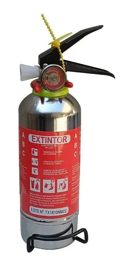 Base de extintor de incêndio recarregável cromado Extintor de incêndio recarregável