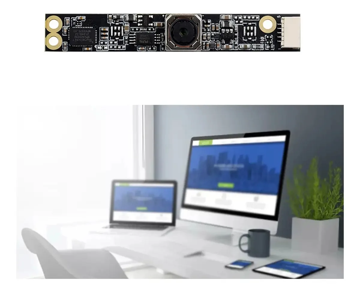 Xlmzl - Módulo de Câmera OV5693 com Luz e Microfone de Alta Qualidade 30fps 5MP Módulo de Webcam 2592 × 1944 Periféricos de Computador