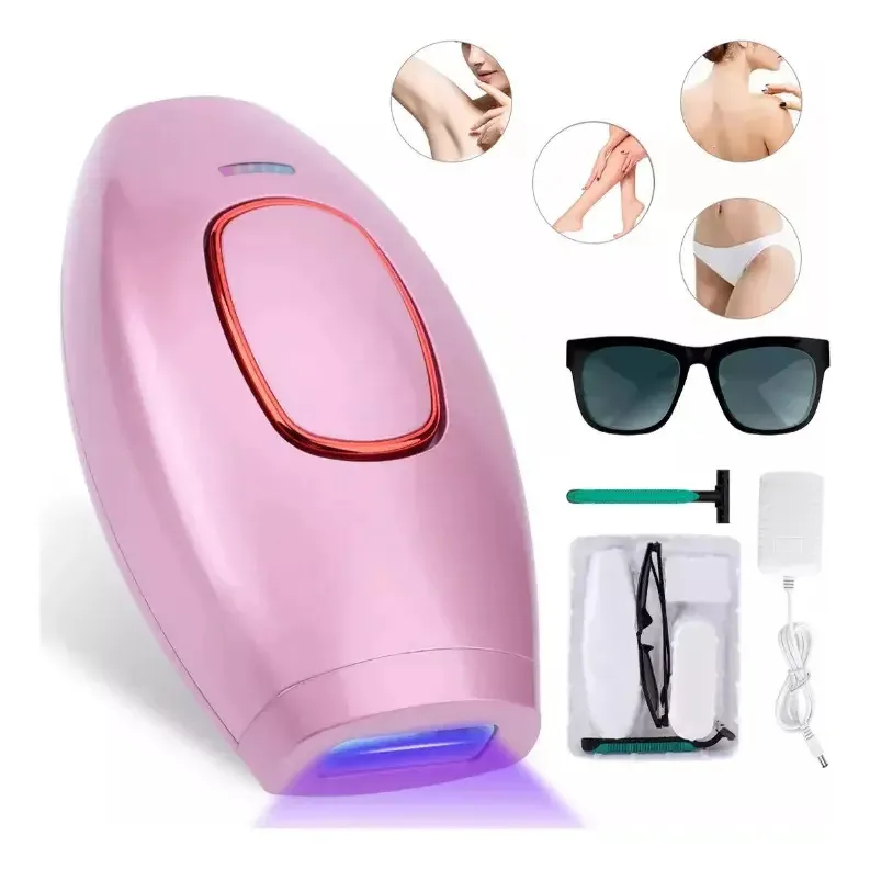 Depiladora a laser permanente com luz pulsada Ipl sem dor Babeefly 999.999 Máquina de depilação a laser Ipl rosa Depiladora a laser Depiladora a laser Depiladora a laser
