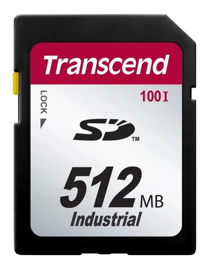 Cartão de Memória SD Transcend 512MB Industrial TS512MSD100I