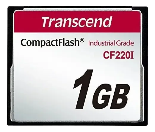 Faixa de temperatura industrial Transcend 1gb CF220i 220x