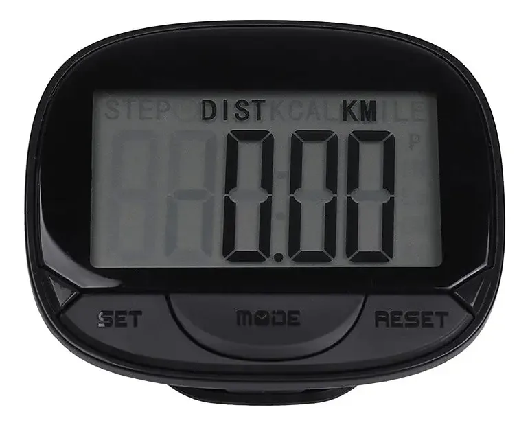 Pedômetro 3D, Contador de Passos, Portátil, Com Clipe, Monitor de Atividade para Corrida, Caminhada, Caminhar