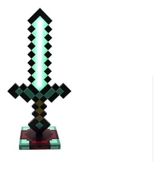 Brinquedo Minecraft Sword And Pick para crianças luminescente