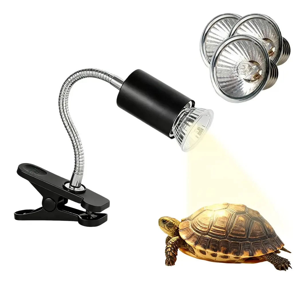 Foco térmico para répteis, tartarugas, lâmpada UV Uvb 50w × 2 Y25W