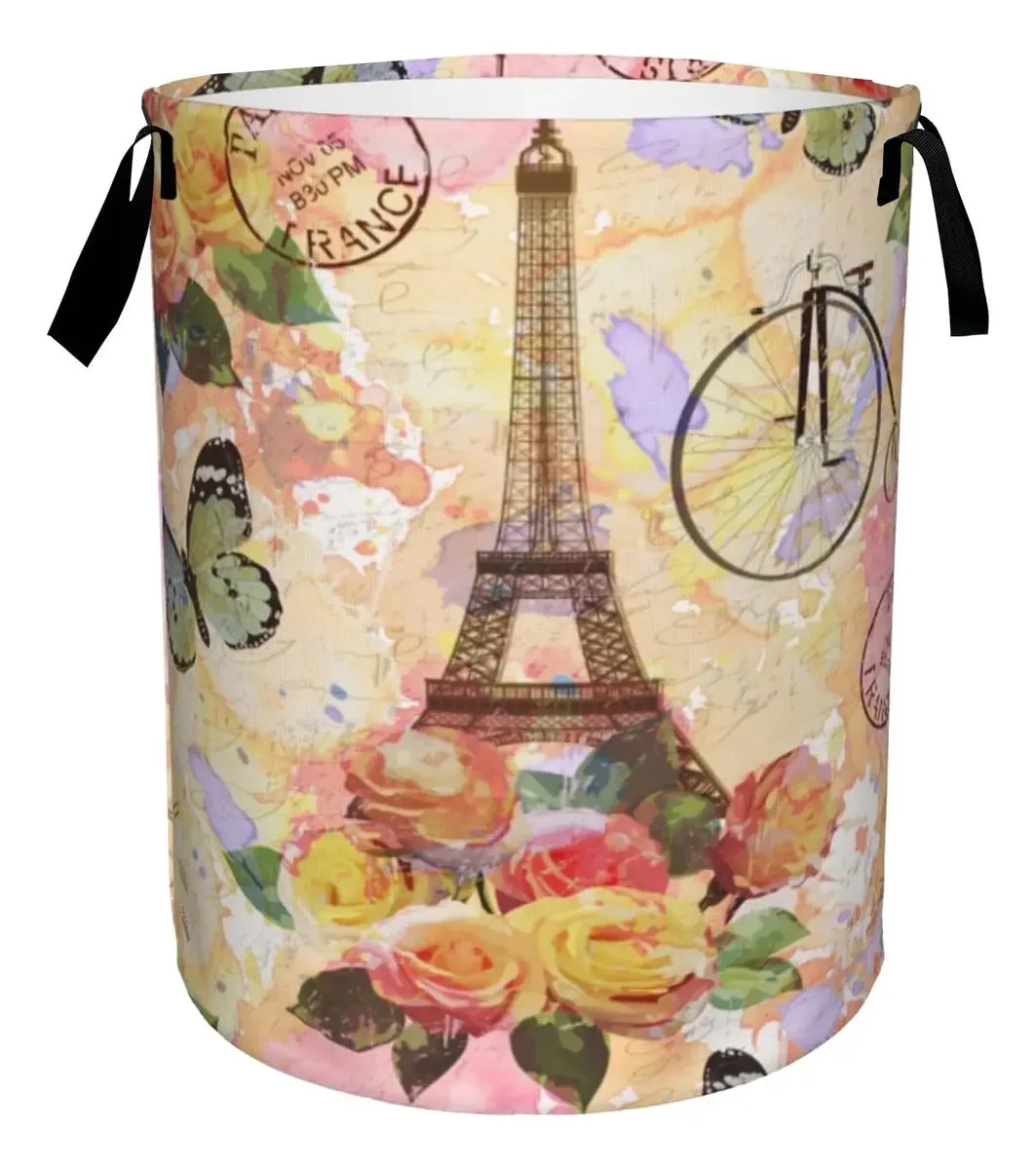 Cesto De Roupa Suja Da Torre Eiffel, Cesto De Roupa Suja