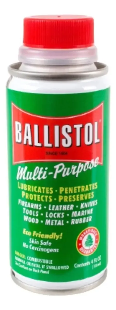 Lubrificante multiuso sem aerossol Ballistol 4 Oz Xt C