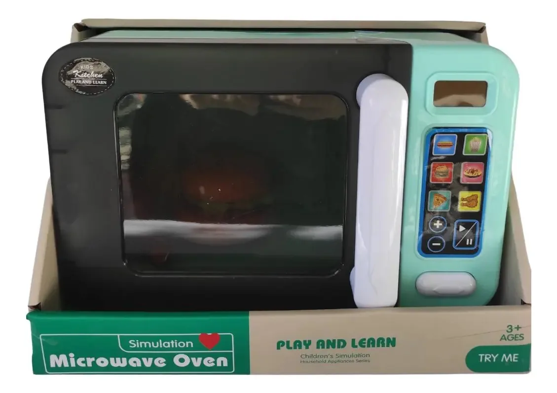 Forno de microondas de brinquedo