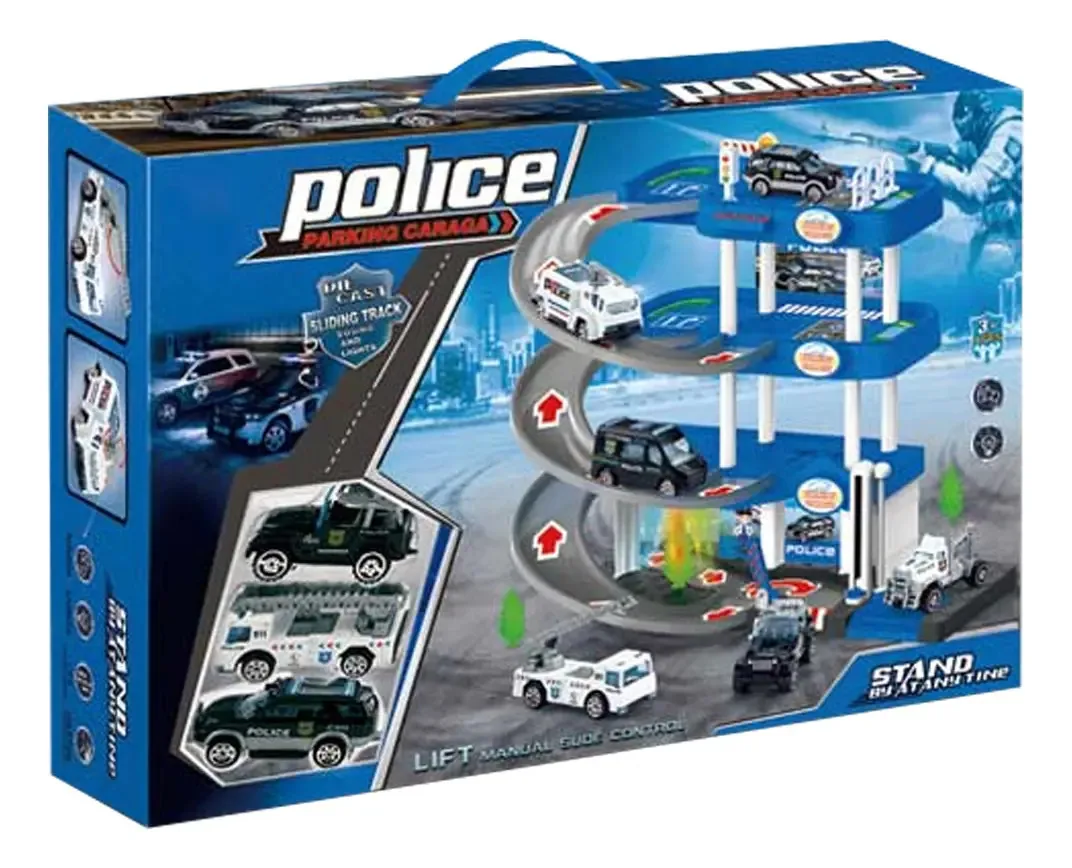 Estacionamento policial de 3 andares