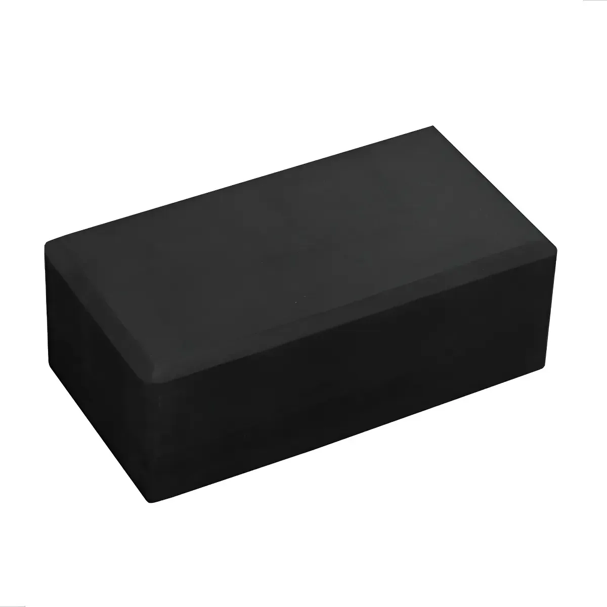 Om Joy Bloco De Yoga Pilates Tijolo Bloquinho para Suporte Alta Densidade 500g EVA Cor Preto