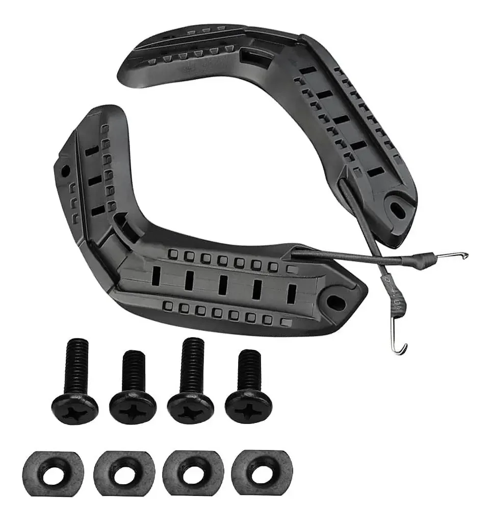 Kit de trilhos de capacete tático balístico | Acessórios rápidos
