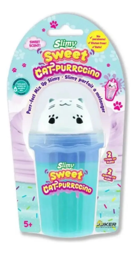 Coleção Slime Slimy Sweet Wabro Color Cat-purrccino