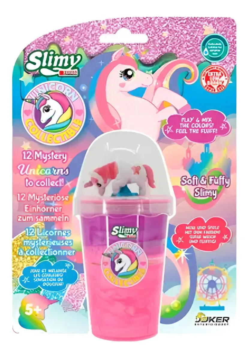 Surpresa colecionável de unicórnio de 155 gramas Slimy Slime