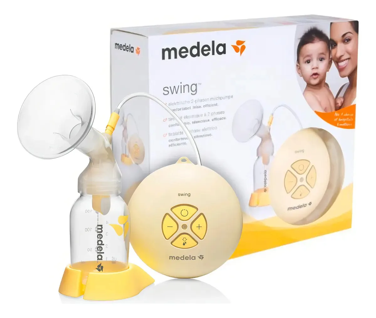 Bomba de Tirar Leite Medela Swing Elétrica Bivolt para Amamentação