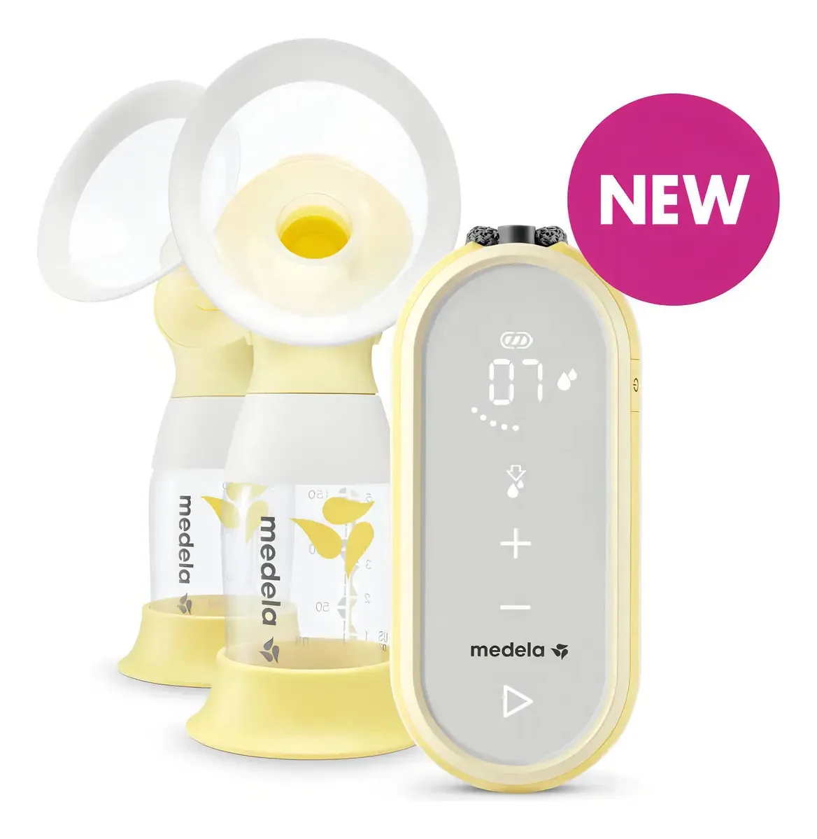 Bomba de leite Medela FreeStyle Flex amarela