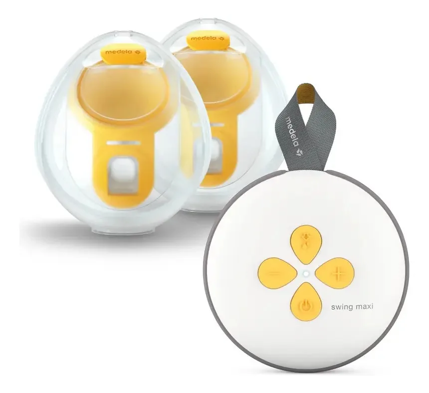Bomba de leite elétrica Medela Hand Free amarela