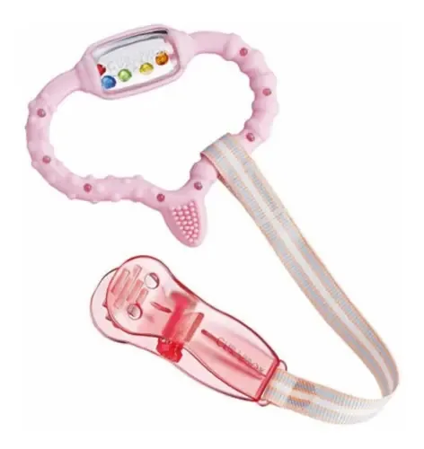 Curaprox Baby Teether, rosa sólido