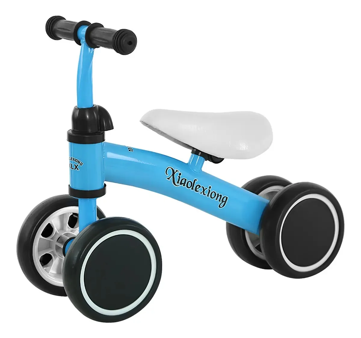 Brinquedo infantil Balance Bike Scooter sem pedal, cor azul