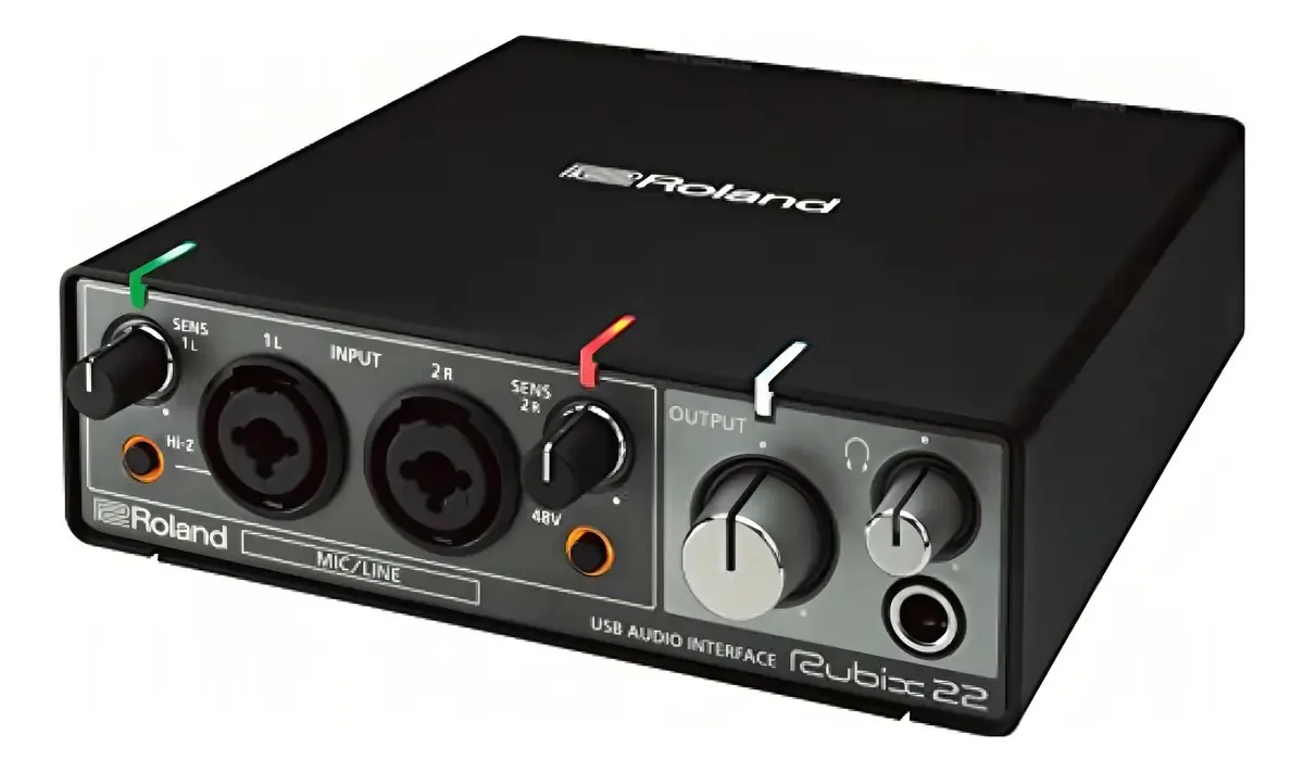 Interface de áudio USB Roland Rubix22