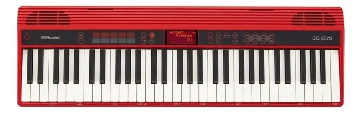 Teclado musical Roland Go:Keys GO-61K 61 teclas vermelho